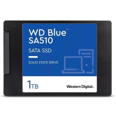 Твердотільний запам’ятовувальний пристрій накопичувач (SSD) SATA 2.5" 1TB 6GB/S BLUE SA510 WDS100T3B0A WDC Твердотільний запам’ятовувальний пристрій накопичувач (SSD) SATA 2.5" 1TB 6GB/S BLUE SA510 WDS100T3B0A WDC