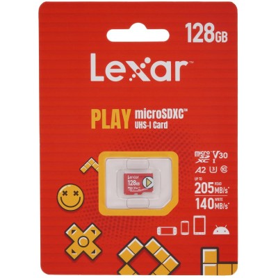 Карта пам’яті MICRO SDXC 128GB UHS-I PLAY LMSPLAY128G-BNSNG LEXAR