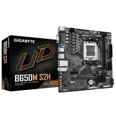 Материнська плата AMD B650 SAM5 MATX B650M S2H 1.3 GIGABYTE