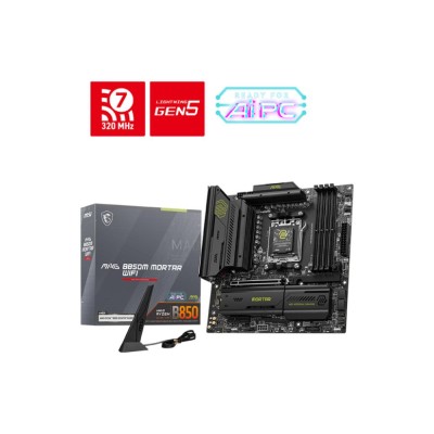 Материнська плата AMD B850 SAM5 MATX MAG B850M MORTAR WIFI MSI Материнська плата AMD B850 SAM5 MATX MAG B850M MORTAR WIFI MSI