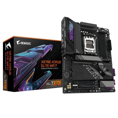 Материнська плата AMD X870E SAM5 ATX X870E A ELITE WIFI7 GIGABYTE Материнська плата AMD X870E SAM5 ATX X870E A ELITE WIFI7 GIGABYTE