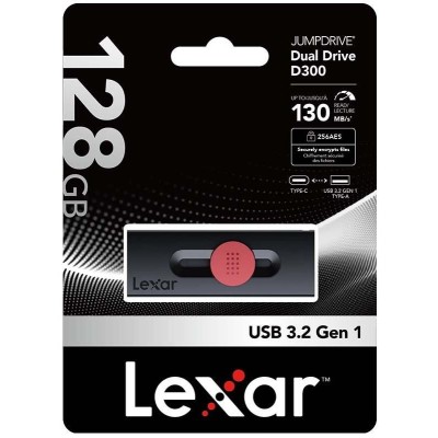 Флеш-пам'ять (накопичувач USB) USB3.2 128GB LJDD300128G-BNBNG LEXAR