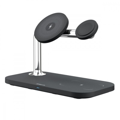 Бездротовий зарядний пристрій Proove Magnetic Field 3 in 1 (WSMF15010001) Black Бездротовий зарядний пристрій Proove Magnetic Field 3 in 1 (WSMF15010001) Black