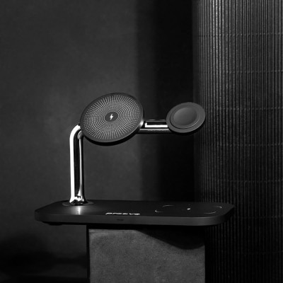 Бездротовий зарядний пристрій Proove Magnetic Field 3 in 1 (WSMF15010001) Black Бездротовий зарядний пристрій Proove Magnetic Field 3 in 1 (WSMF15010001) Black