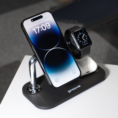 Бездротовий зарядний пристрій Proove Magnetic Field 3 in 1 (WSMF15010001) Black Бездротовий зарядний пристрій Proove Magnetic Field 3 in 1 (WSMF15010001) Black
