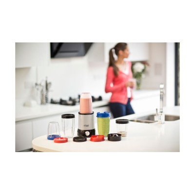 Блендер Russell Hobbs стаціонарний Nutri Boost 700Вт, чаша-700мл, чопер 300мл, чорно-сріблястий (23180-56) Блендер Russell Hobbs стаціонарний Nutri Boost 700Вт, чаша-700мл, чопер 300мл, чорно-сріблястий (23180-56)