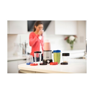 Блендер Russell Hobbs стаціонарний Nutri Boost 700Вт, чаша-700мл, чопер 300мл, чорно-сріблястий (23180-56) Блендер Russell Hobbs стаціонарний Nutri Boost 700Вт, чаша-700мл, чопер 300мл, чорно-сріблястий (23180-56)