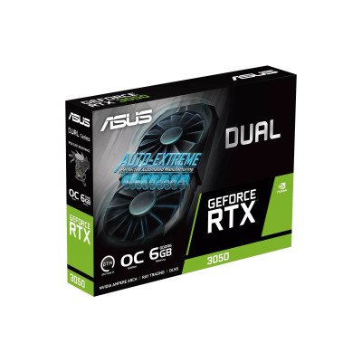 Відеокарта ASUS GeForce RTX 3050 6GB GDDR6 DUAL OC DUAL-RTX3050-O6G (90YV0K60-M0NA00) Відеокарта ASUS GeForce RTX 3050 6GB GDDR6 DUAL OC DUAL-RTX3050-O6G (90YV0K60-M0NA00)