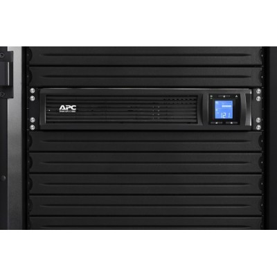 Джерело безперебійного живлення APC Smart-UPS C 1000VA/600W, RM 2U, LCD, USB, SmartConnect, 4xC13 (SMC1000I-2UC)