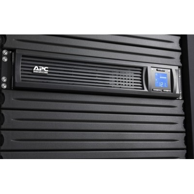 Джерело безперебійного живлення APC Smart-UPS C 1000VA/600W, RM 2U, LCD, USB, SmartConnect, 4xC13 (SMC1000I-2UC)