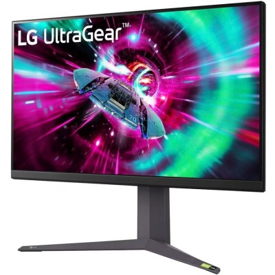 Монітор LG 31.5" 32GR93U-B 2xHDMI, DP, USB, Audio, IPS, 3840x2160, 144Hz, 1ms, DCI-P3 95%, G-SYNC, FreeSync, Pivot, HDR400