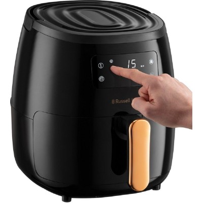 Мультипіч Russell Hobbs SatisFry Air Large, 1650Вт, чаша-5л, сенсорне керув., алюміній/пластик, чорно-мідний (26510-56) Мультипіч Russell Hobbs SatisFry Air Large, 1650Вт, чаша-5л, сенсорне керув., алюміній/пластик, чорно-мідний (26510-56)
