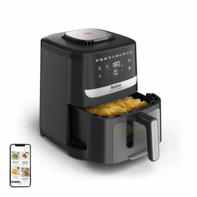 Мультипіч Tefal Easy Fry Silence Vision, 1670Вт, чаша-5л, сенсорне керув., 10 програм, з віконцем, пластик, чорний (EY5568E0) Мультипіч Tefal Easy Fry Silence Vision, 1670Вт, чаша-5л, сенсорне керув., 10 програм, з віконцем, пластик, чорний (EY5568E0)