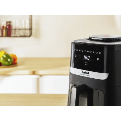 Мультипіч Tefal Easy Fry Silence Vision, 1670Вт, чаша-5л, сенсорне керув., 10 програм, з віконцем, пластик, чорний (EY5568E0) Мультипіч Tefal Easy Fry Silence Vision, 1670Вт, чаша-5л, сенсорне керув., 10 програм, з віконцем, пластик, чорний (EY5568E0)
