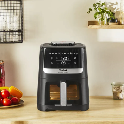 Мультипіч Tefal Easy Fry Silence Vision, 1670Вт, чаша-5л, сенсорне керув., 10 програм, з віконцем, пластик, чорний (EY5568E0) Мультипіч Tefal Easy Fry Silence Vision, 1670Вт, чаша-5л, сенсорне керув., 10 програм, з віконцем, пластик, чорний (EY5568E0)