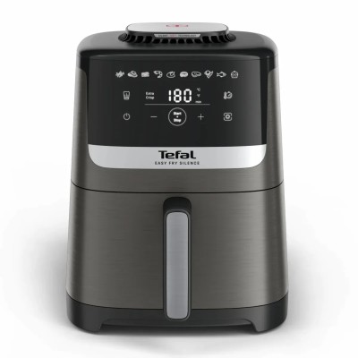 Мультипіч Tefal Easy Fry Silence, 1670Вт, чаша-5л, сенсорне керув., 10 програм, пластик, темно сірий-чорний (EY551HE0)