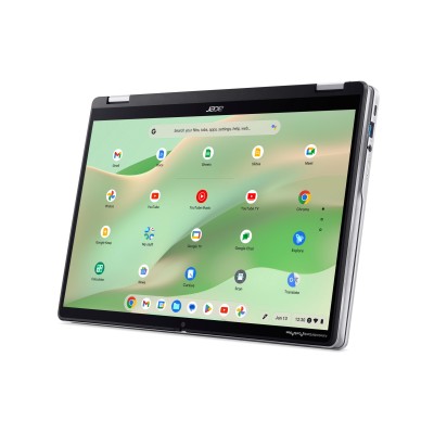 Ноутбук Acer Chromebook Spin CP314-2HN 14" WUXGA IPS Touch, Intel i3-N305, 8GB, F256GB, UMA, ChromeOS, сріблястий (NX.KYJEU.001) Ноутбук Acer Chromebook Spin CP314-2HN 14" WUXGA IPS Touch, Intel i3-N305, 8GB, F256GB, UMA, ChromeOS, сріблястий (NX.KYJEU.001)