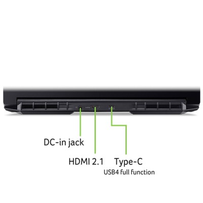 Ноутбук Acer Nitro V 16 ANV16-41 16" WUXGA IPS, AMD R7-8845HS, 16GB, F1TB, NVD4050-6, Lin, чорний (NH.QRVEU.00A)