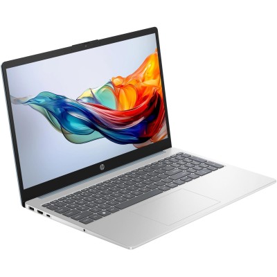 Ноутбук HP 15-fc0111ua 15.6" FHD IPS AG, AMD R7-7730U, 16GB, F1024GB, UMA, DOS, сріблястий (B4LY2EA)