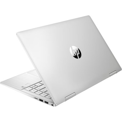 Ноутбук HP Pavilion x360 14-ek1003ua 14" FHD IPS Touch, Intel i3-1315U, 8GB, F256GB, UMA, DOS, сріблястий (826T1EA)