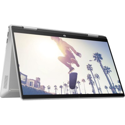 Ноутбук HP Pavilion x360 14-ek2007ua 14" FHD IPS Touch, Intel 3-100U, 8GB, F512GB, UMA, DOS, сріблястий (BV5S4EA)