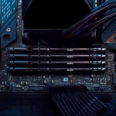 Пам'ять ПК Kingston DDR5 16GB KIT (8GBx2) 6000 FURY Beast Black EXPO (KF560C36BBEK2-16)