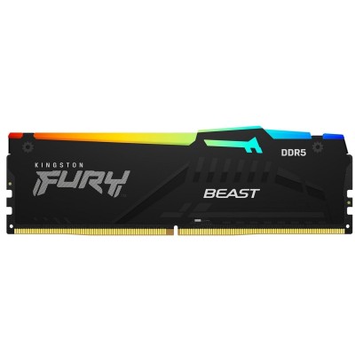 Пам'ять ПК Kingston DDR5 32GB 5200 FURY Beast RGB (KF552C40BB2A-32) Пам'ять ПК Kingston DDR5 32GB 5200 FURY Beast RGB (KF552C40BB2A-32)