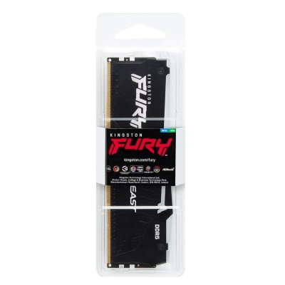 Пам'ять ПК Kingston DDR5 32GB 5200 FURY Beast RGB (KF552C40BB2A-32) Пам'ять ПК Kingston DDR5 32GB 5200 FURY Beast RGB (KF552C40BB2A-32)