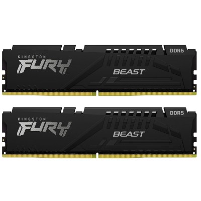 Пам'ять ПК Kingston DDR5 32GB KIT (16GBx2) 6000 FURY Beast EXPO (KF560C36BBE2K2-32) Пам'ять ПК Kingston DDR5 32GB KIT (16GBx2) 6000 FURY Beast EXPO (KF560C36BBE2K2-32)