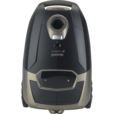 Пилосос Gorenje мішковий, 890Вт, 4л, HEPA, телескоп, LED-дисплей, турбощітка, чорний (VCE48AFBKGO) Пилосос Gorenje мішковий, 890Вт, 4л, HEPA, телескоп, LED-дисплей, турбощітка, чорний (VCE48AFBKGO)