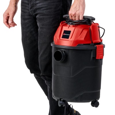 Пилосос професійний Einhell TC-VC 1820, 1250 Вт, пластик 20 л, 180 мбар, шланг 1.5 м, кабель 3 м, 3.6 кг (2342480)