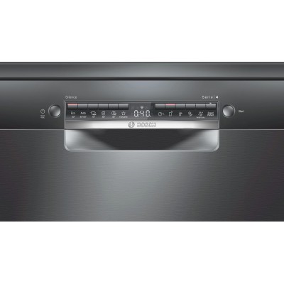 Посудомийна машина Bosch, 12компл., A++, 60см, дисплей, чорний (SMS4IKC62T)