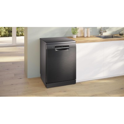 Посудомийна машина Bosch, 12компл., A++, 60см, дисплей, чорний (SMS4IKC62T)
