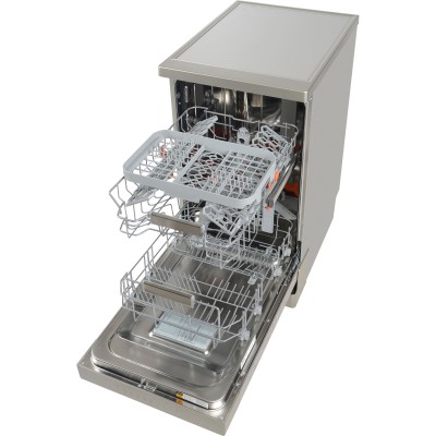 Посудомийна машина Hotpoint, 10компл., A+++, 45см, дисплей, нерж (HSFO3T235WCX)