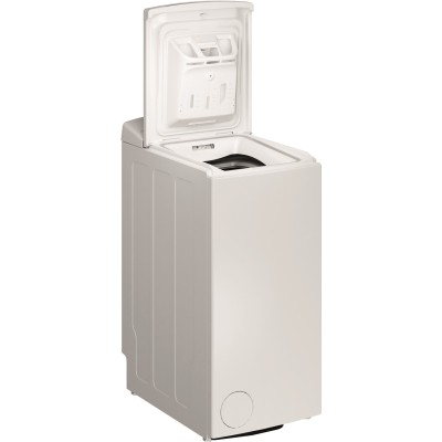 Пральна машина Whirlpool вертикальна, 6кг, 1200, A+++, 60см, дисплей, інвертор, білий (TDLRB6241BSUA)