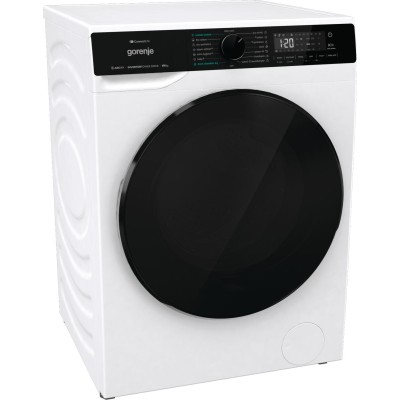 Прально-сушильна машина Gorenje фронтальна, 9(6)кг, 1400, A+, 55см, дисплей, інвертор, Wi-Fi, білий (WD2PA964ADW)