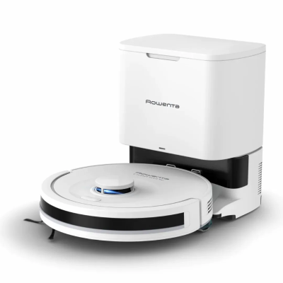 Робот-пилосос Rowenta миючий X-PLORER Serie 90+, 6000ПаВт, h=9.7см, 0.26л, конт пил -0.29л, автон. робота до 270хв, білий (RR879 Робот-пилосос Rowenta миючий X-PLORER Serie 90+, 6000ПаВт, h=9.7см, 0.26л, конт пил -0.29л, автон. робота до 270хв, білий (RR879