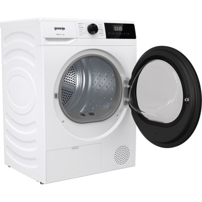 Сушильна машина Gorenje DHNE82/P тепловий насос, 8кг, А++, 60см, дисплей, білий (DHNE82P)