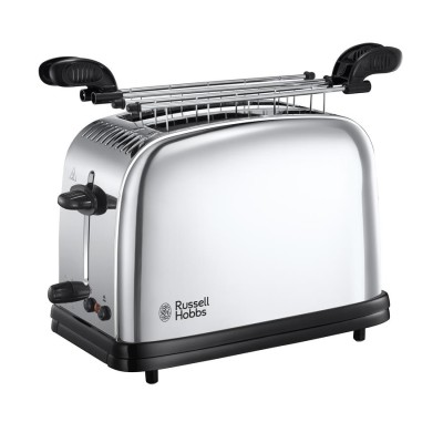 Тостер Russell Hobbs Chester 1200Вт, метал, сріблястий (23310-57) Тостер Russell Hobbs Chester 1200Вт, метал, сріблястий (23310-57)