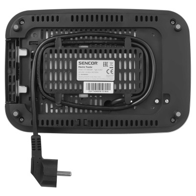 Тостер Sencor 1080Вт, підігрів, розморожування, сенс. керування, LED, пластик, чорний (STS0600BK) Тостер Sencor 1080Вт, підігрів, розморожування, сенс. керування, LED, пластик, чорний (STS0600BK)