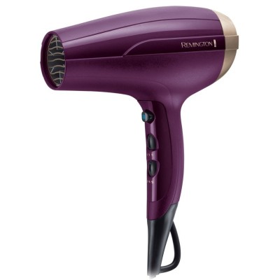 Фен Remington Your Style, 2300Вт, 3 режими, дифузор, насадка для прикорневого об'єму, іоніз-я, хол. обдув, фіолетовий (D5219)