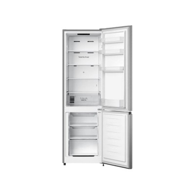 Холодильник з нижн. мороз. камерою Gorenje, 180х55х55см, 2 двері, 188(67)л, А+, NoFrost Plus, Зона св-ті, Сірий (NRK418EES4)