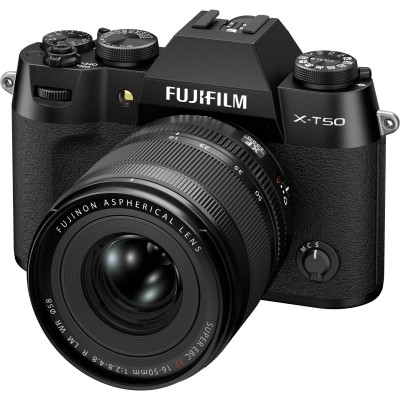 Цифр. фотокамера Fujifilm X-T50 + XF16-50mmF2.8-4.8 R LM WR Kit Black Цифр. фотокамера Fujifilm X-T50 + XF16-50mmF2.8-4.8 R LM WR Kit Black