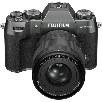 Цифр. фотокамера Fujifilm X-T50 + XF16-50mmF2.8-4.8 R LM WR Kit Charcoal silver Цифр. фотокамера Fujifilm X-T50 + XF16-50mmF2.8-4.8 R LM WR Kit Charcoal silver