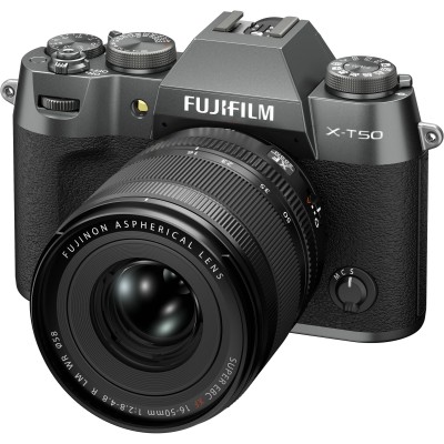 Цифр. фотокамера Fujifilm X-T50 + XF16-50mmF2.8-4.8 R LM WR Kit Charcoal silver Цифр. фотокамера Fujifilm X-T50 + XF16-50mmF2.8-4.8 R LM WR Kit Charcoal silver