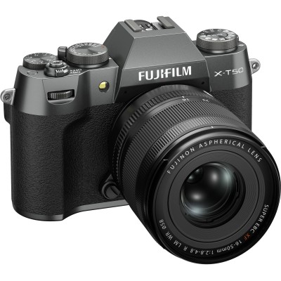 Цифр. фотокамера Fujifilm X-T50 + XF16-50mmF2.8-4.8 R LM WR Kit Charcoal silver Цифр. фотокамера Fujifilm X-T50 + XF16-50mmF2.8-4.8 R LM WR Kit Charcoal silver