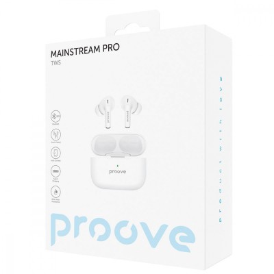 Бездротові навушники Proove Mainstream Pro TWS (APP) (TWMSP001AP02) white