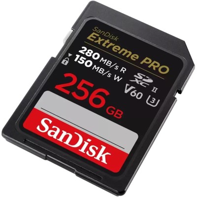 Карта пам'яті SanDisk SD 256GB C10 UHS-II U3 R280/W150MB/s Extreme Pro V60 (SDSDXEP-256G-GN4IN)
