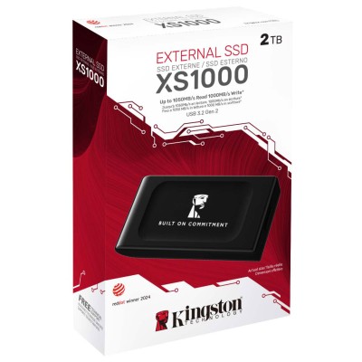 Портативний SSD Kingston 2TB USB 3.2 Gen 2 Type-C XS1000 (SXS1000/2000GA) Портативний SSD Kingston 2TB USB 3.2 Gen 2 Type-C XS1000 (SXS1000/2000GA)