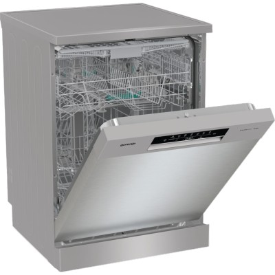 Посудомийна машина Gorenje, 16компл., A+++, 60см, дисплей, 3 кошика, AquaStop, сірий (GS643E90X)